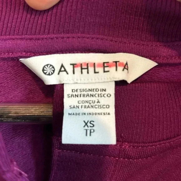 NWT Athleta Balance Henley - Exotic Fuchsia - Size XS - Picture 8 of 9